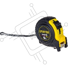 Рулетка Stayer MASTER 5м / 19мм в ударостойком обрезиненном корпусе 34025-05_z01