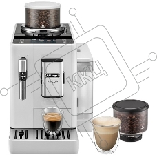 Кофемашина автоматическая DeLonghi EXAM440.35.W (0132213209) белый, исп. кофе - зерновой/молотый, 1,4 л, 1450 Вт, 19 Бар