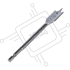 Сверло PATRIOT по дереву перовое 20мм х 150 мм, 1 шт в блистере