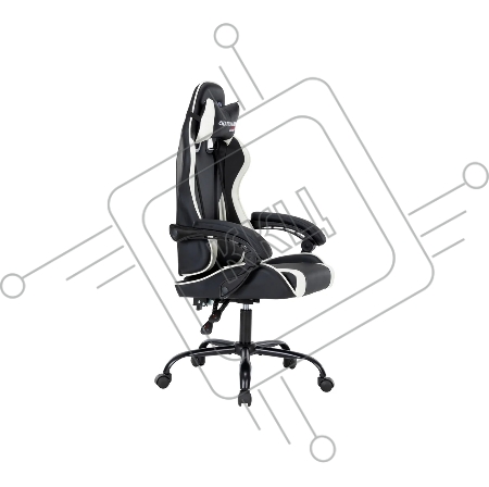 Офисное кресло Chairman CH41 экокожа, черно-белый (7145957)