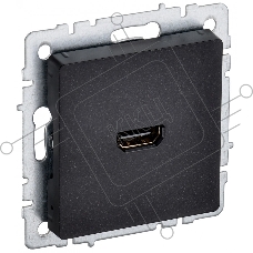 Розетка HDMI IEK BRITE РHDMI-0-БрЧ черный