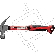 Молоток-гвоздодер Matrix 450 г, боек 27 мм, фибергласовая обрезиненная рукоятка