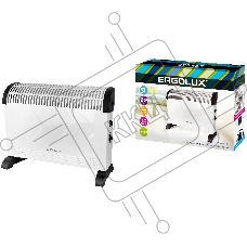 Тепловентилятор ELX-СH01-C01 220-240В 750/1250/2000Вт бел. Ergolux 14544