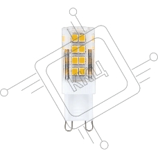 Лампа светодиодная Feron LB-432 (25770) G9 5W 4000K
