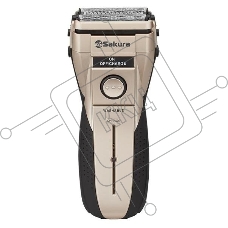 Бритва электрическая Sakura SA-5407G 3 подвиж.сетки влажн.бритьё триммер аккум