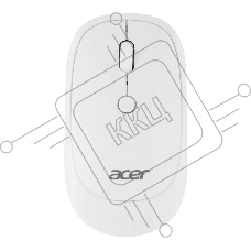 Мышь беспроводная Acer OMR138 белый, 1600 dpi, радиоканал, USB, кнопки - 4