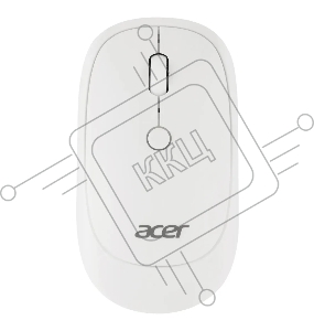 Мышь Acer OMR138 белый оптическая (1600dpi) беспроводная USB (4but)