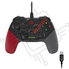 Геймпад A4Tech Bloody GP30 Sports черный/красный USB виброотдача обратная связь