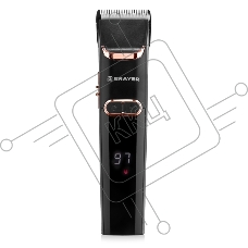 Машинка для стрижки BRAYER BR3401, LED-дисплей, 4 насад, турбо, титан. покр, регу. высоты лезвий