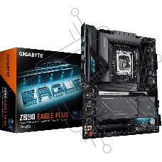 Материнская плата Gigabyte Z890 EAGLE PLUS, LGA 1851, Intel Z890, 4xDDR5, 4xSATA, 4xM.2, 1xPCIe 5.0 x16, 2xPCIe 4.0 x16, 1xDP, 1x2.5Gb LAN, 1xUSB-C 40Gbps (USB4), 2xUSB-A 10Gbps, 3xUSB-A 5Gbps, 4xUSB-A 2.0, 3x3.5 мм + S/PDIF оптический, 7.1, с подсветкой, ATX