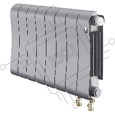 Радиатор биметаллический Royal Thermo Infinity 300 Silver Satin VR80 - 8 секц.