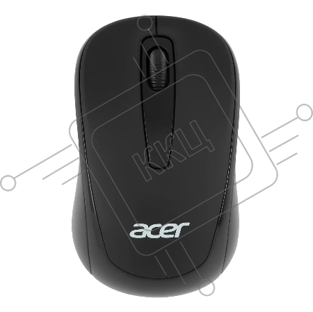 Мышь Acer OMR133 черный оптическая (1000dpi) беспроводная USB для ноутбука (3but)