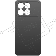 Чехол (клип-кейс) BoraSCO для Xiaomi POCO F6 Pro Silicone Case черный