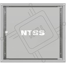 Шкаф коммутационный NTSS Lime (NTSS-WL15U5560GS) настенный 15U 550x600 мм пер. дв. стекл несъемн. бок. пан. 30 кг серый 110 град. IP20 сталь