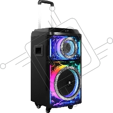 Колонка портативная Ural 103 черный 1200W 1.1 BT/3.5Jack/USB-C 15м 7000mAh (УРАЛ МОЛОТ 103)