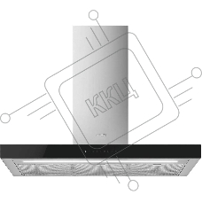 Вытяжка козырьковая Smeg KBT9L4VN нержавеющая сталь управление: сенсорное