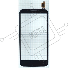 Сенсорное стекло (тачскрин) для Alcatel Pop S7 7045Y, черное