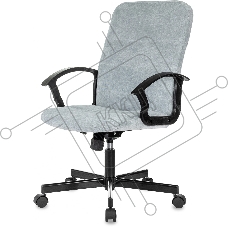 Кресло офисное Бюрократ Triest Fabric серо-голубой Light-28 крестов. металл черный Кресло офисное Бюрократ Triest Fabric серо-голубой Light-28 крестов. металл черный