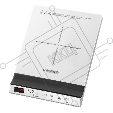 Плитка электрическая индукционного типа Endever Skyline IP-68, белый, мощность 1800 Вт, диаметр посуды 12-26 см, 10 режимов мощности, 5 шт/уп
