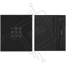 Набор Moleskine блокнот/ручка блокнот: Classic Large линейка черный
