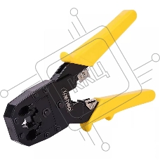 Обжимные клещи Deli DL2468 4P,6P,8P Размер: 200 мм. Спецификация обжима: 4P, 6P, 8P. Холоднокатаный стальной лист с черной отделкой ручка из ПВХ. Многофункциональность: резка проволоки, зачистка.