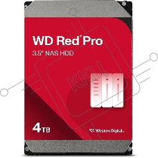 Жесткий диск WD Red Pro WD4005FFBX, 4ТБ, HDD, SATA III, 3.5
