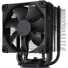 Кулер для процессора Noctua NH-U9S chromax черный, 92 мм, медь, 400-2000 об/мин, 22.8 дБ, 4 pin PWM, 140 Вт, высота 125 мм