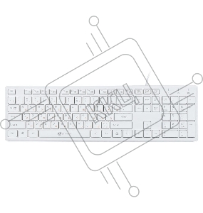 Клавиатура Oklick 500M белый USB slim Multimedia