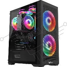 Компьютерный корпус AeroCool / Formula Air Power G5 DUO черный без БП ATX 2x180mm 1xUSB3.0 1xUSB3.1 audio bott PSU
