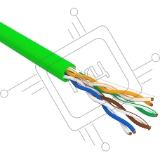 Кабель информационный Rexant 01-0061-R кат.5E U/UTP 4 пары 24AWG нг(А)-LSLTx внутренний 305м зеленый