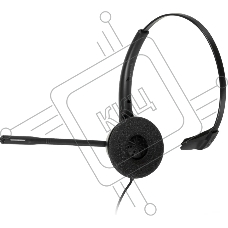Гарнитура Plantronics EncorePro EP310 QD чёрный, проводная