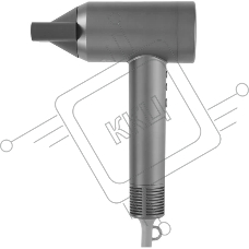 Фен БЕРДСК Trims BD 1101 серебристый, 1800 Вт, ионизация