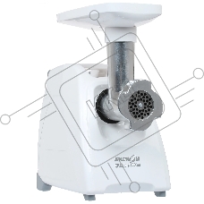 Мясорубка электрическая Аксион М35.03 белый, 1500 Вт, 1.7 кг/мин, реверс, защита от перегрузки, насадки - 4
