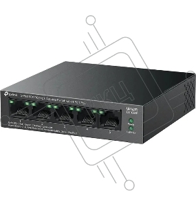 Настольный коммутатор TP-Link LS105LP с 5 портами 10/100 Мбит/с (4 порта PoE)