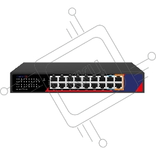 Коммутатор TRASSIR TR-NS1118-240-16POE