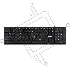 Клавиатура Acer OKW122 проводная, USB, черный