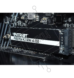 SSD PATRIOT P400 4TB 3D NAND TLC Скорость записи 4800 Мб/сек. Скорость чтения 7000 Мб/сек. M.2 TBW 1800 Тб P400P4TBM28H