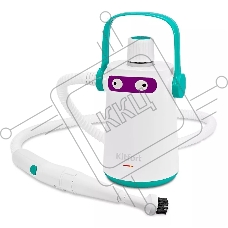 Пароочиститель ручной Kitfort КТ-9109-3 1000Вт белый/бирюзовый