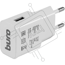 Сетевое зарядное устройство Buro TJ-159w 2.1A универсальное белый
