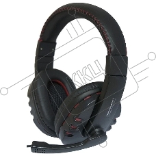 Гарнитура проводная Nakatomi HS-T50MV черный (c рег. громкости)