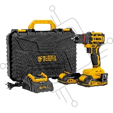 Дрель-шуруповерт аккумуляторная бесщет. Denzel CDH-BL-20, Li-Ion, 20 В