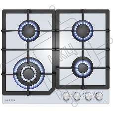 Варочная панель газовая Meferi MGH604WH GLASS COMFORT