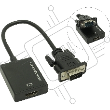 Конвертер Espada VGA + 3,5mm audio jack to HDMI, HCV0201 (44083)