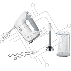 Миксер ручной Bosch MFQ36470 450 Вт, белый