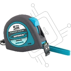 Рулетка GROSS 31102  ''ergonomisch'' 5м x 19мм магнитный обрезиненный зацеп