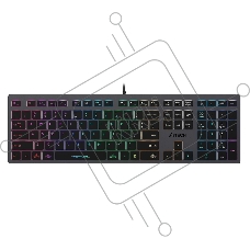 Клавиатура A4Tech Fstyler FX60 проводная, USB, серый