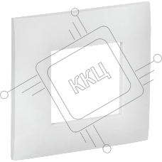 Рамка 1-ая SK-F01W IEK SKANDY Арктический белый