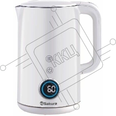 Чайник электрический Sakura SA-2185DW Premium (1.7) дисплей, бел д