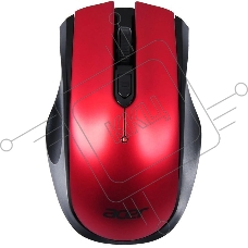 Мышь беспроводная Acer OMR032 черный/красный, 1600 dpi, радиоканал, USB, кнопки - 4