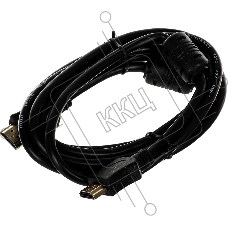 Кабель соединительный аудио-видео Premier 5-813 HDMI (m)/HDMI (m) 2м. феррит.кольца черный (5-813 2.0)